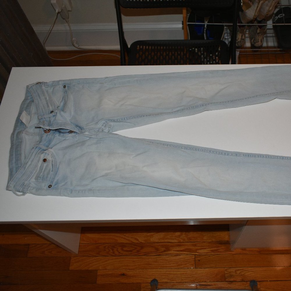 Light Blue Low Waist Jeans